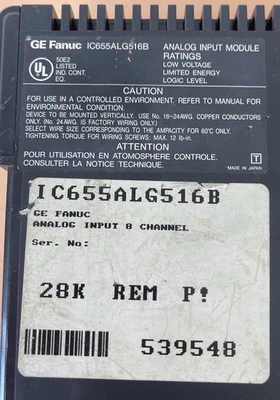 USED GE FANUC IC655ALG516B