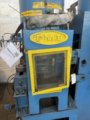 196 TON X 18” WIDTH X 1” FRANKLIN MODEL #B5196-20 AUTOMATIC HYDRAULIC SHEAR & PUNCH MACHINE: STOCK #23392
