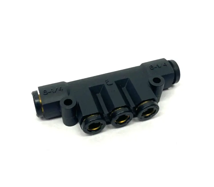 Used PARKER PNEUMATIC PUSH-IN FITTING 6MM TO 8MM TUBE BLACK Hoses | Maverick Industrial Sales #1114137