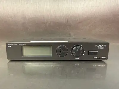 Audix Rad 360 Uhf Diversity Receiver Wireless 638-662 MHz (3.2.1)
