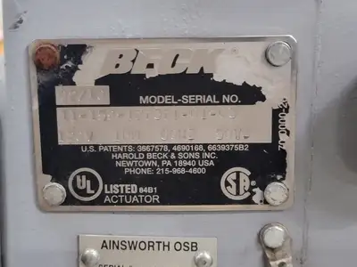 Used BECK 11-159-127371-01-03 Electric Motor Driven Actuators British Columbia CA | Lenmark #255327