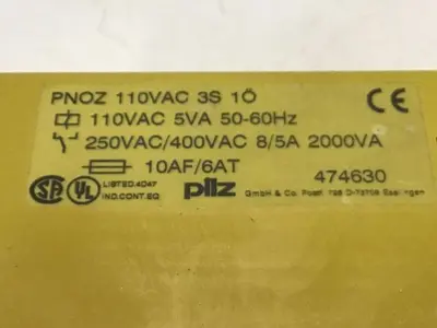 USED PILZ PNOZ110VAC3S1O