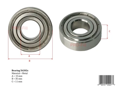 New | in-Stock PRO-FILL INC BEARING LUT 6301RSA Conveyor Parts | ProFill Inc #948273