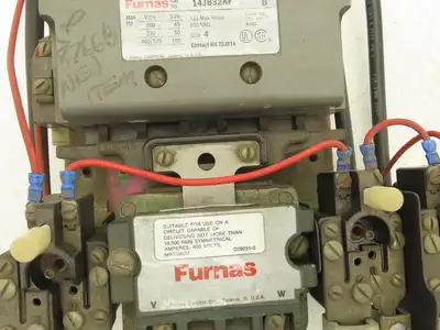 Furnas 14JB32AF NEMA Size 4 Motor Starter 100A 575VAC 25Hp 230/460V Coil