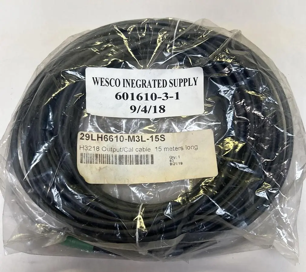 New | in-Stock WESCO 29LH6610-M3L-15S Miscellaneous Equipment (Electrical & Power) Ohio US | Surplus Asset Holdings #1237928