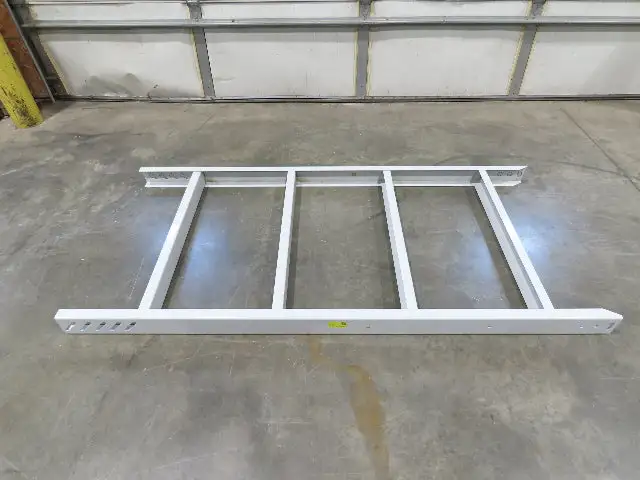 Hytrol HPS 37"W Conveyor Leg 78" Top Section Extension No Brackets WHITE