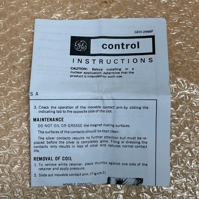 NEW GENERAL ELECTRIC GE CR120AD02241AA