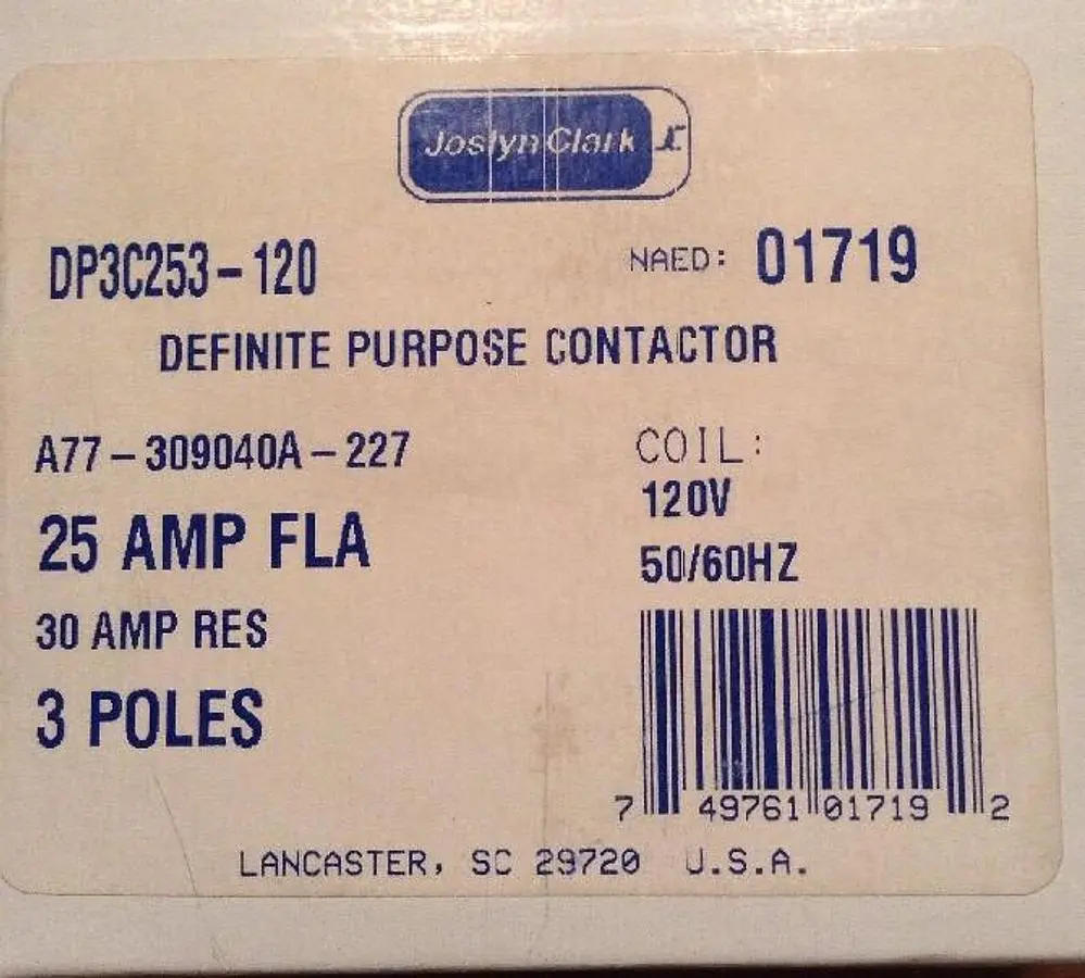 New | in-Stock JOSLYN CLARK DP3C253-120 Miscellaneous Equipment (Electrical & Power) Ohio US | Surplus Asset Holdings #1233949