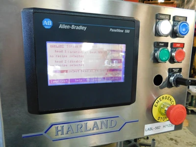 USED HARLAND SIRUS LABELER SIRIUS MK5