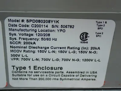 USED EATON SPD080208Y1K