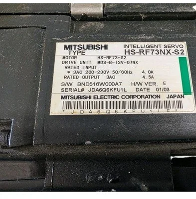 Used MITSUBISHI HS-RF73EX-S2 Servo Motors Missouri US | Up Time Machines #1371696