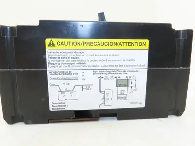 Square D FAL34035 3 Pole Circuit Breaker 35A 600V 3PH Gray Face Molded Case