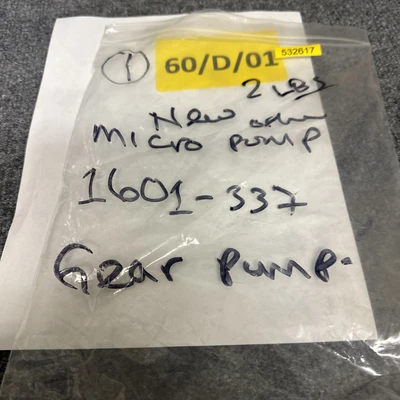 New | in-Stock Micro Pump 1601-337 Rotary Pumps California US | Davliegogo LLC #1708129