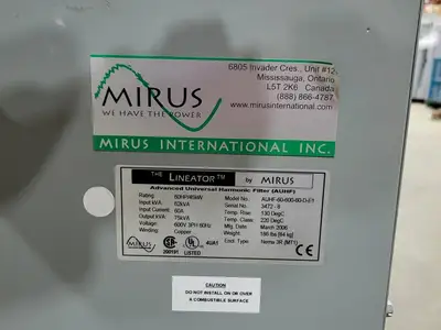 USED MIRUS AUHF-60-600-60-D-E1