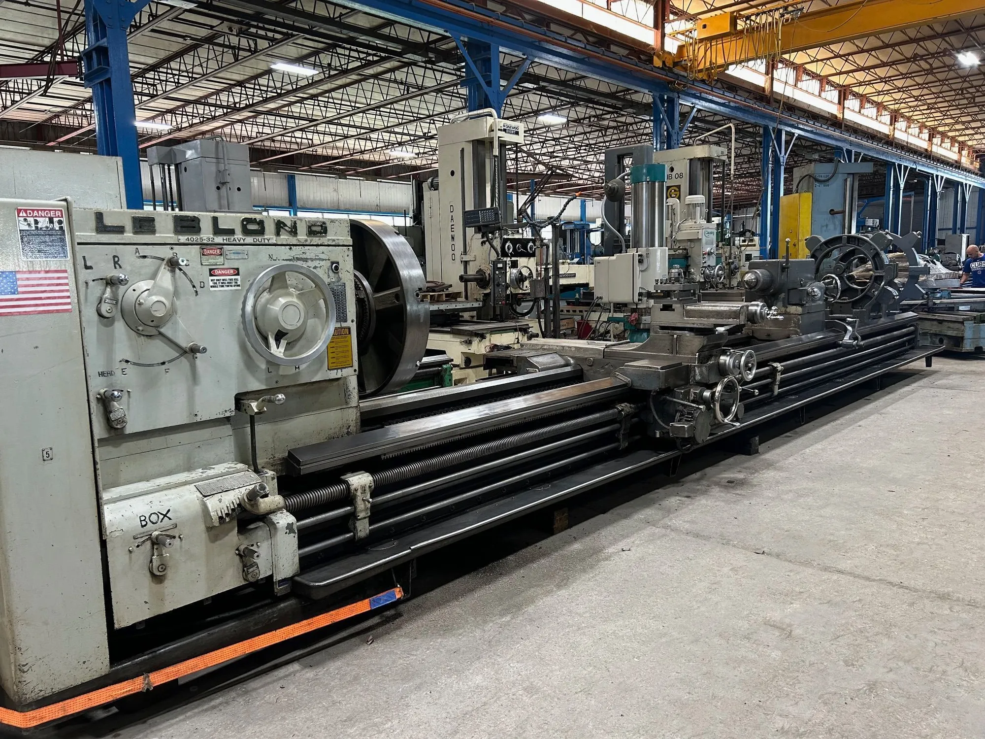 USED 1978 LEBLOND HEAVY DUTY ENGINE LATHE 4025-32 HEAVY DUTY