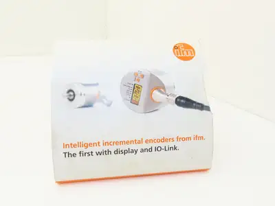 IFM ROP520 Incremental Rotary Encoder w/Display IO-Link 1.1 Hollow Shaft