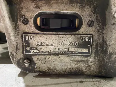 USED RIDGID ELECTRIC PIPE THREADER