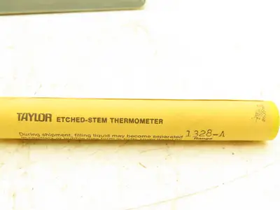 Taylor 1328A Sling Psychrometer Hygrometer Thermometer 9" Tubes 20-120° F