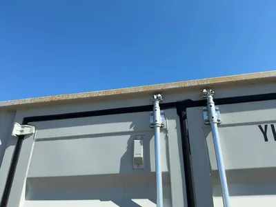 2026 40’L x 8’W x 9’ 6”T High Cube Shipping/Ground Container, swing doors on one end and four sets o...