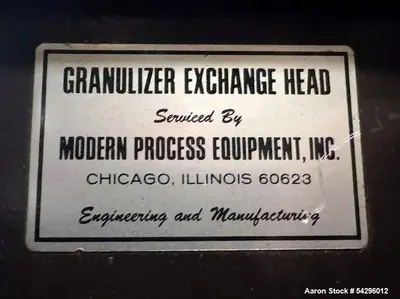 Used Modern Process Equipment 700FX Stacked Coffee Granulizer | High Capacity Industrial Coffee Grinder
