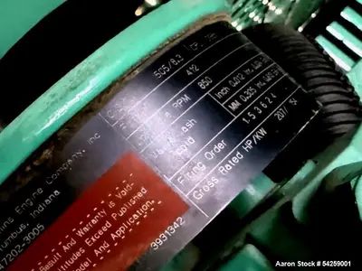 USED ONAN CUMMINS 125DGEA