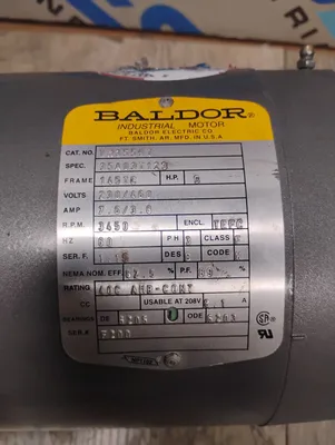 BALDOR RELIANCE VM3559T Motors | ESS Industrial Equipment Sales (6)