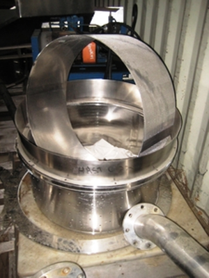 Heinkel HF 800 Inverting Filter centrifuge, Hastelloy C22.