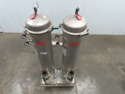 SMC FGFS1B-20-E100B-G FG Bag Filter Strainer Stainless Steel Dual Filter