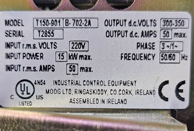Used MOOG _UNKNOWN_ Servo Drives South Carolina US | Palmetto Automation #1155142