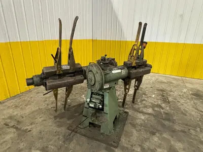 2,000 LBS X 12" LITTELL MODEL #20-12 DOUBLE END PULL OFF UNCOILER COIL REEL: STOCK #23713