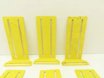 Allen Bradley 60-2724  2x10" Conveyor Sensor Reflector Bracket Yellow  Lot of 7