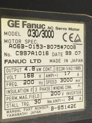 USED GE FANUC A06B-0153-B075