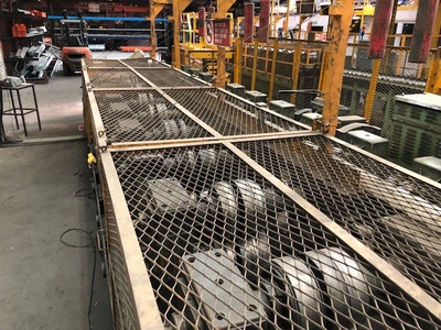 USED POLYPAL ROLLFORMING LINE FOR PALLET RACKS (2)