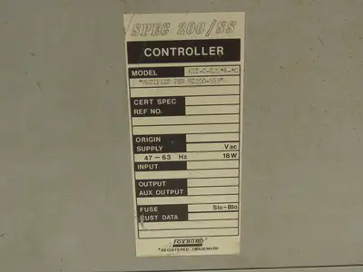 Foxboro E27AM-SA-L+EA4 Spec 200/SS Manual Gauge Controller 2AX+EA4