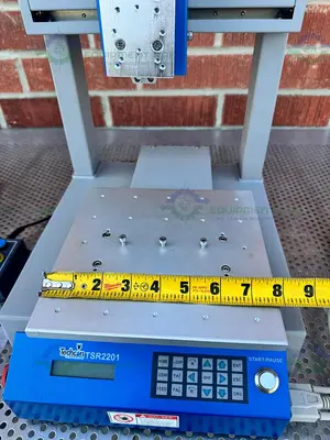 USED TECHON TSR2201 DISPENSING ROBOT 3-AXIS 200MM X 200 MM