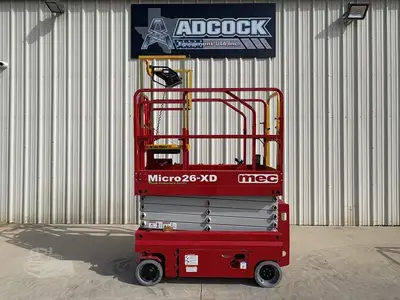New | in-Stock 2026 MEC MICRO 26XD Scissor Lifters Texas US | Adcock Equipment USA #1524591