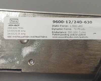 🔥NEW in Box  Assa Bloy 9600 Surface Mounted Electric Strike