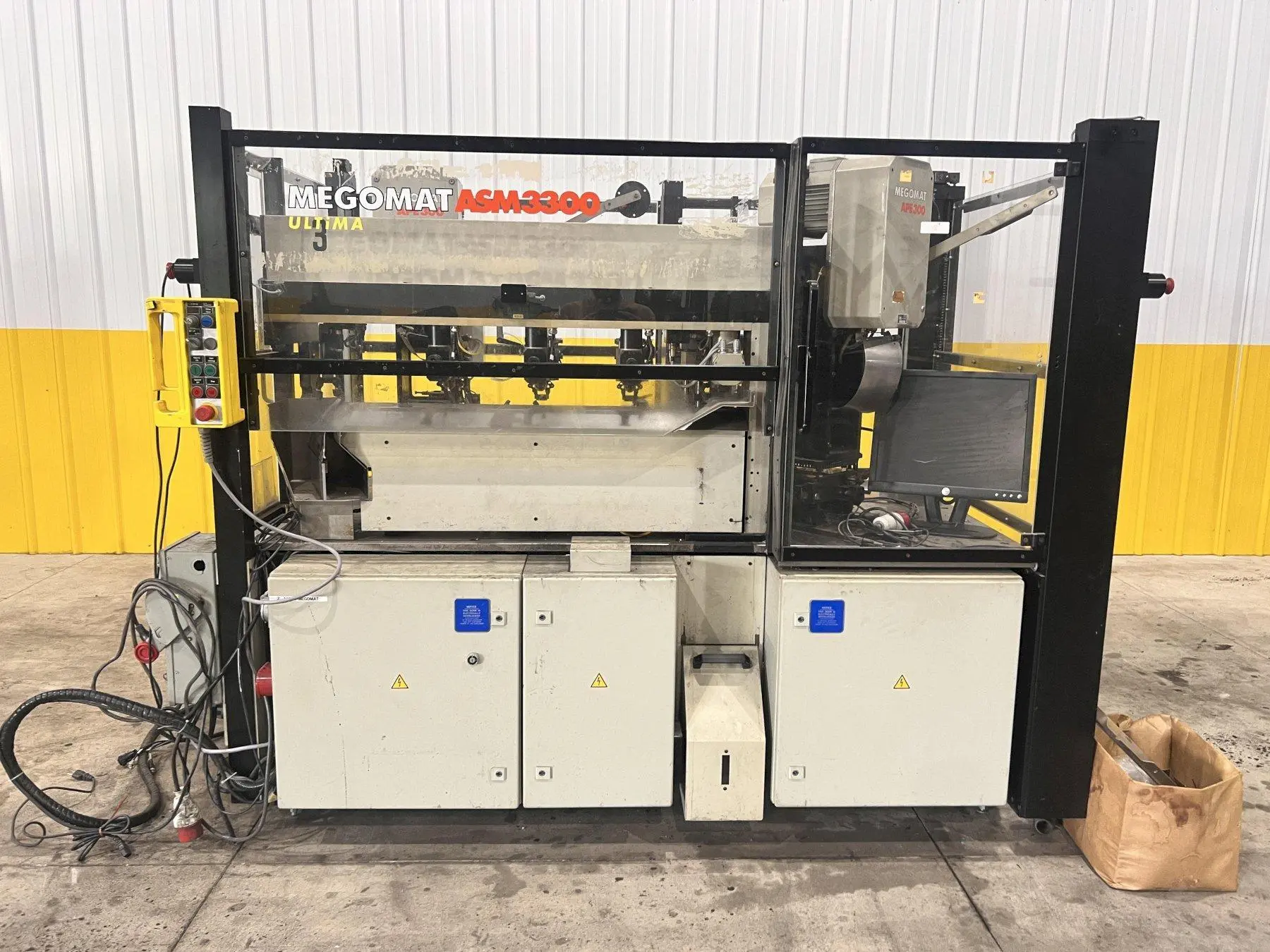 MEGOMAT MODEL #ASM3300 WIRE CUTTING & PROCESSING MACHINE: STOCK #20097
