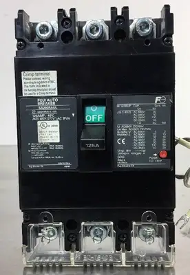 FUJI ELECTRIC SA203RAUL-125 AUTO BREAKER, 3 POLE, 125A 4E-4