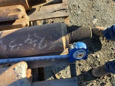 Used AFTERMARKET 6” X 60” CABLE TOOL DRILLING CHISEL BIT Construction Equipment Parts Pennsylvania US | East West Machinery & Drilling #1417269