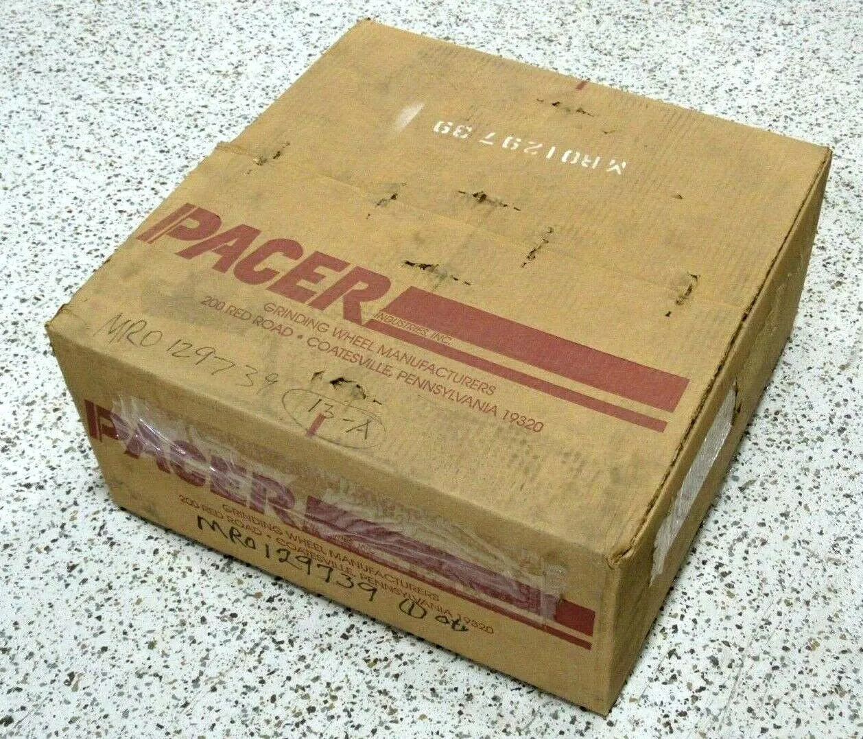 NEW PACER MRO129739 SURFACE GRINDING WHEEL 8"WIDE 4"THICK 20"DIA.