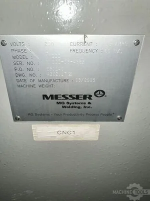 USED 2005 MESSER METAL MASTER III