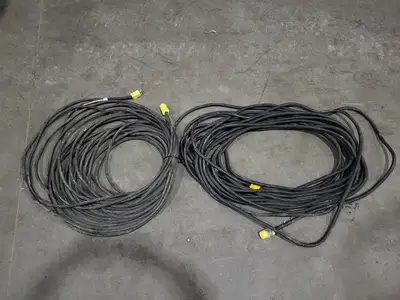 125 v 15a Power Extension Cord 120ft ea. Lot of 2