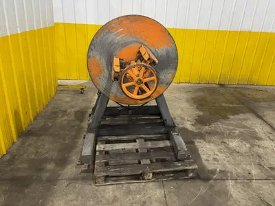 18" HYDRAULIC MOTORIZED COIL REEL UNCOILER: STOCK #23247