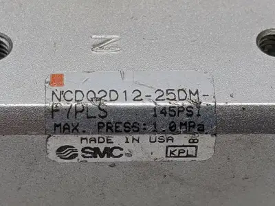 NCDQ2D12-25DM | SMC  Pneumatic Cylinder 12mm Bore 25mm Stroke - Used
