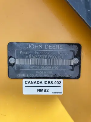 Used 2019 Deere 872GP Motor Graders | Rubbl #977107