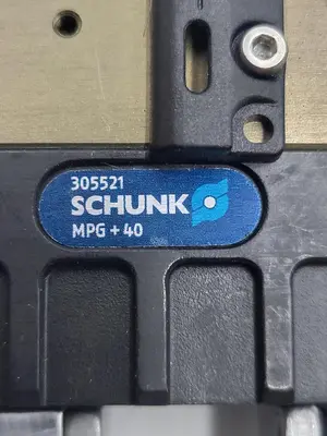 Used SCHUNK SCHUNK MPG-PLUS 40 GRIPPER FOR SMALL COMPONENTS ID 305521 Robot Parts | ND Industrial Surplus #1216741