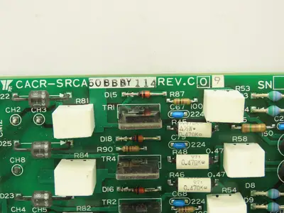 Yaskawa CACR-SRCA60BBBY114 Printed Circuit Board PCB Control Interface Rev C