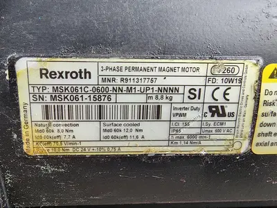 USED INDRAMAT MSK061C-0600-NN-M1-UP1-NNNN
