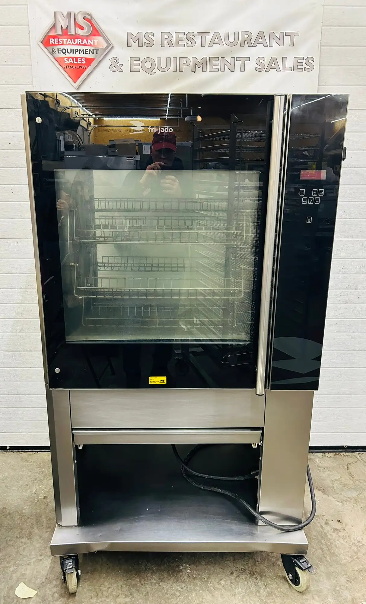 FriJado TDR7-P Single Stack Rotisserie Oven 208V 3ph Electric Refurbished Tested and Working